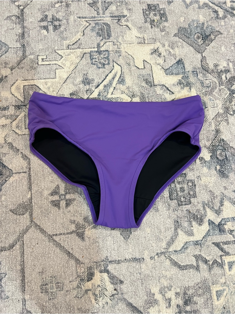 KT by Knix Teen Period Swim Bikini Bottom Purple Size L Washed Never Worn